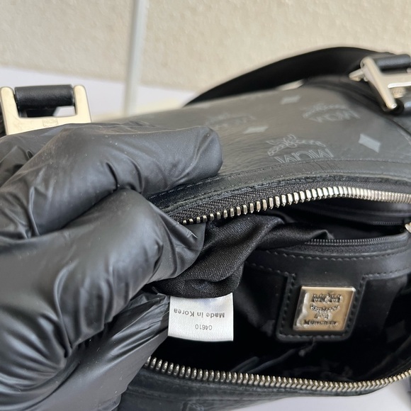 MCM Black Satchel - Picture 12 of 14